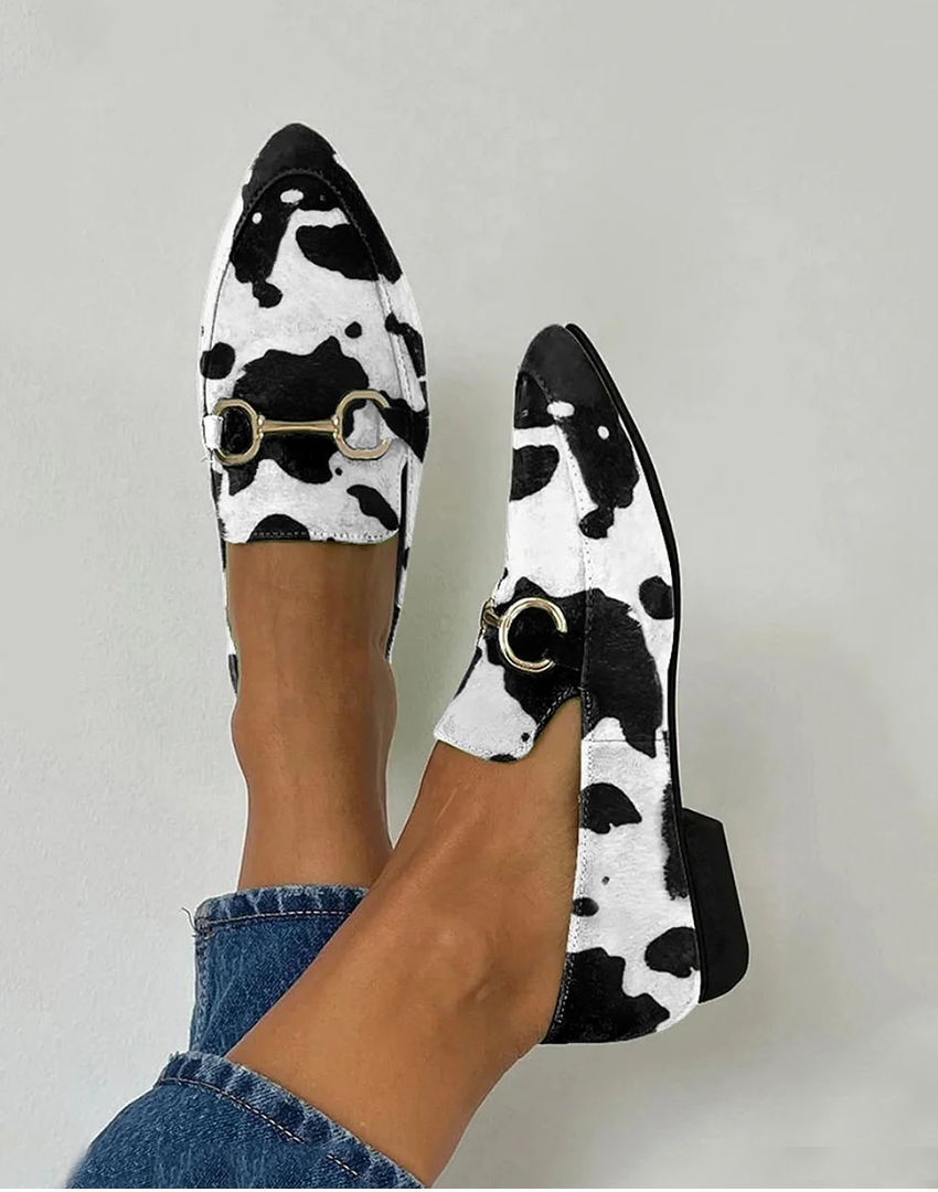 Diana™ | Mocassins imprimés à boucle décorative