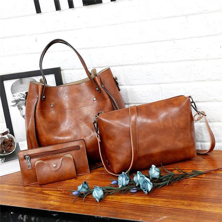 Sutton - Stylish Retro 4-Piece Bag Set – emmaolivia-boutique