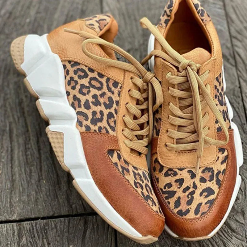 Crizzy – Pohodlné tenisky s leopardím vzorem