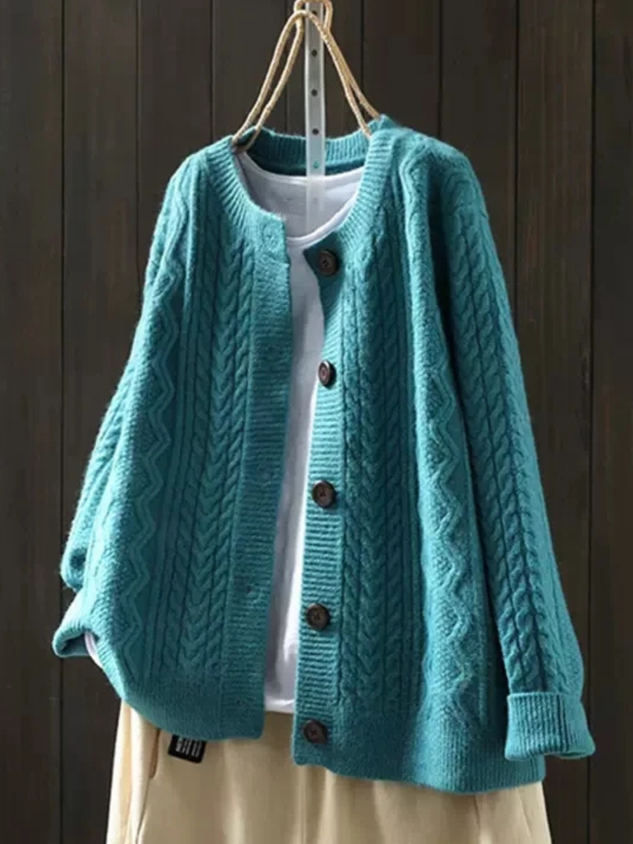 Mallory | Classic Button Knit Cardigan