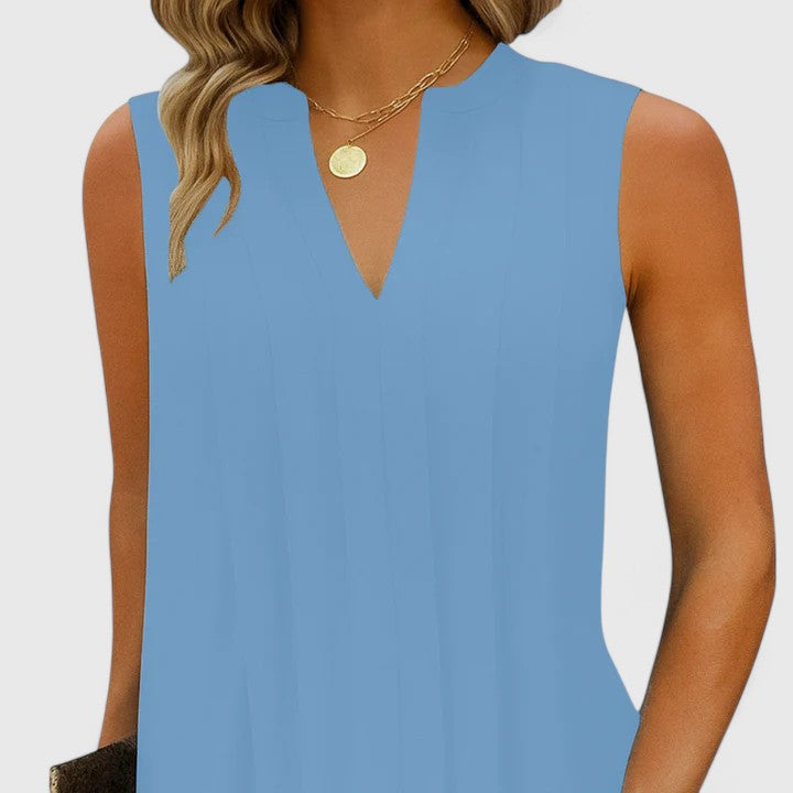 Clarhild™ | Elegantní lichotivé šaty s výstřihem do V