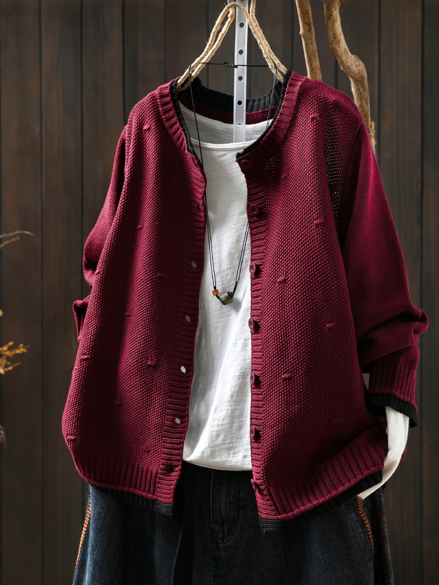 Mariela | Cardigan boutonné décontracté