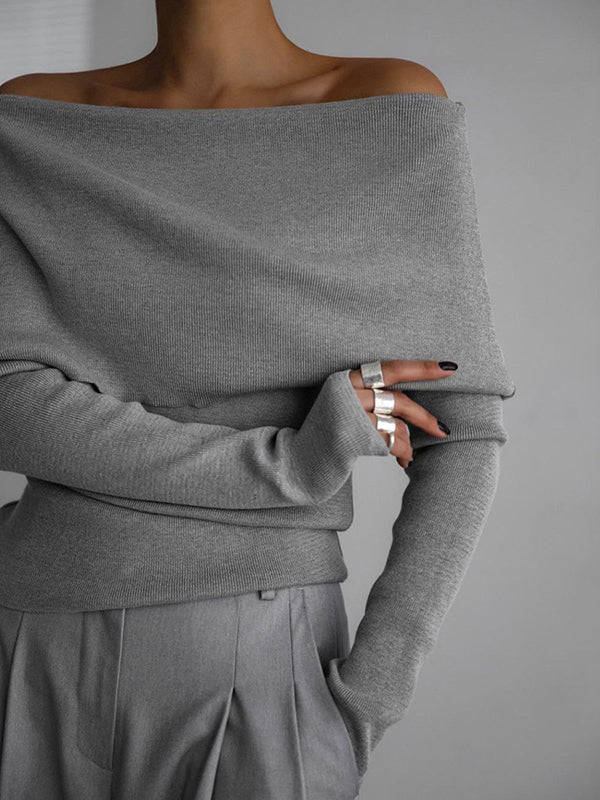 Erica | Suéter Elegante con Hombros Descubiertos
