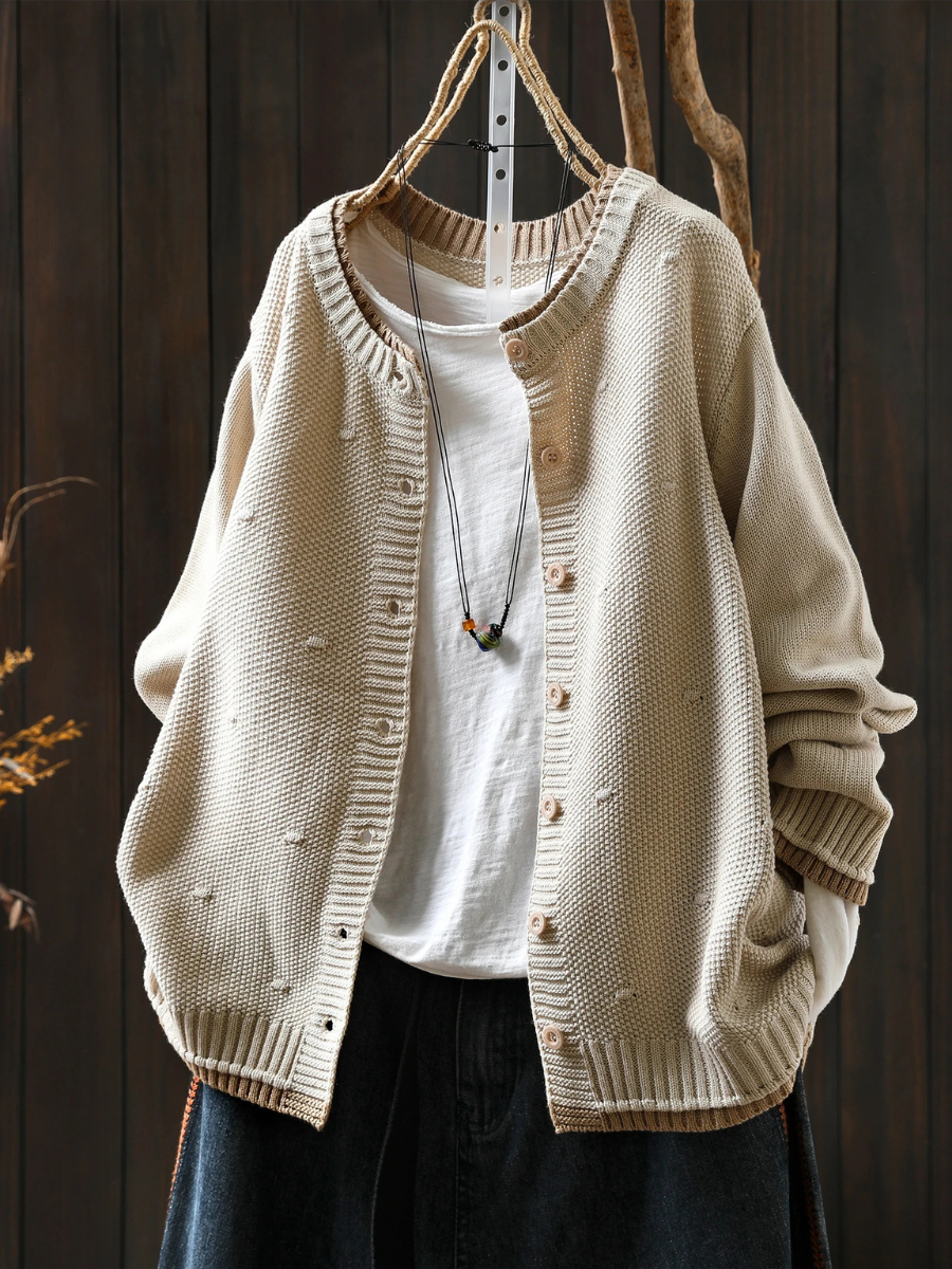 Mariela | Cardigan boutonné décontracté