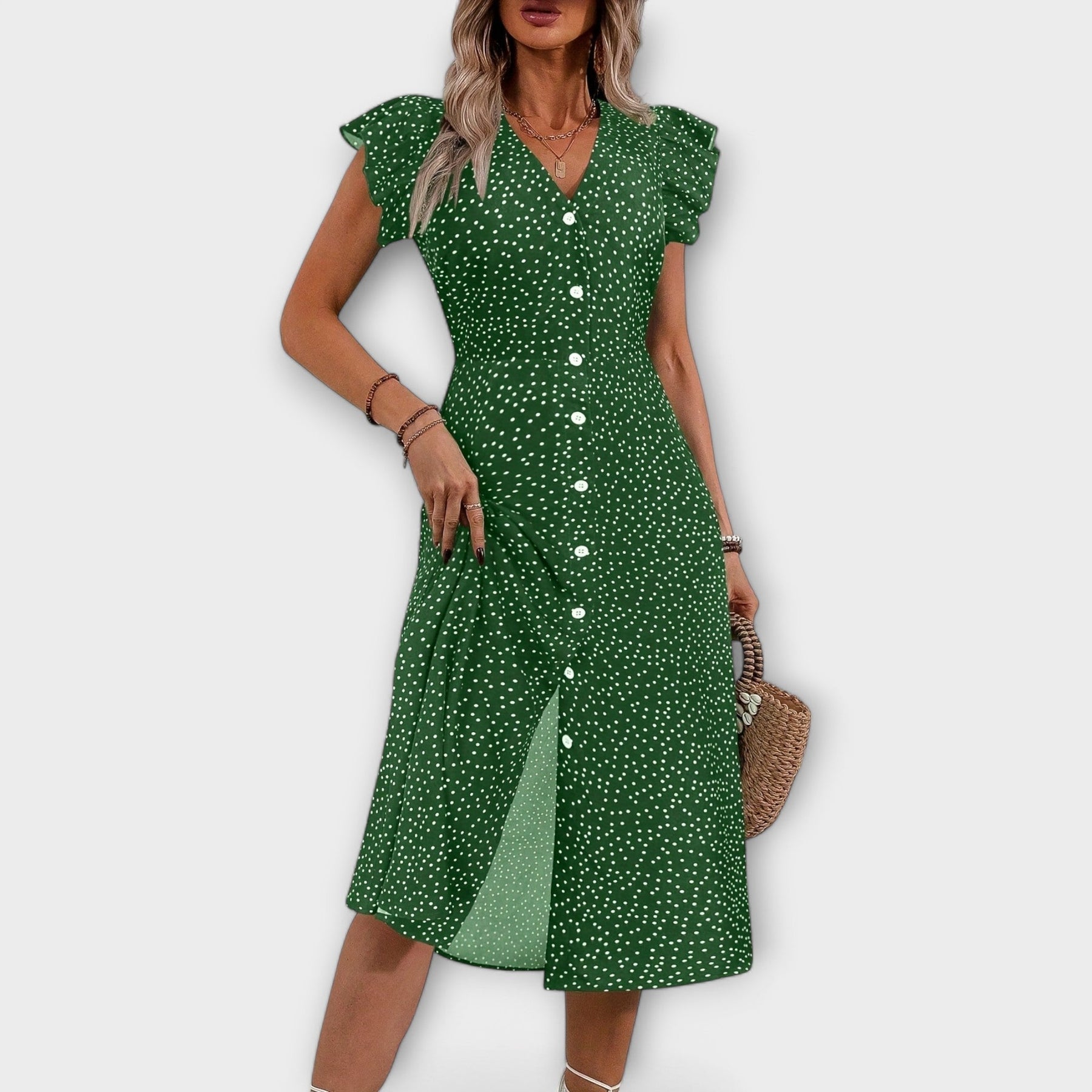 Maribeth | Vestido línea A elegante