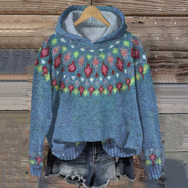 Carole | Sweat à capuche Warm Nordic