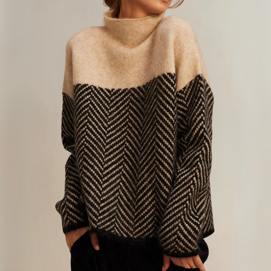 Norah | Pull à col roulé en coton