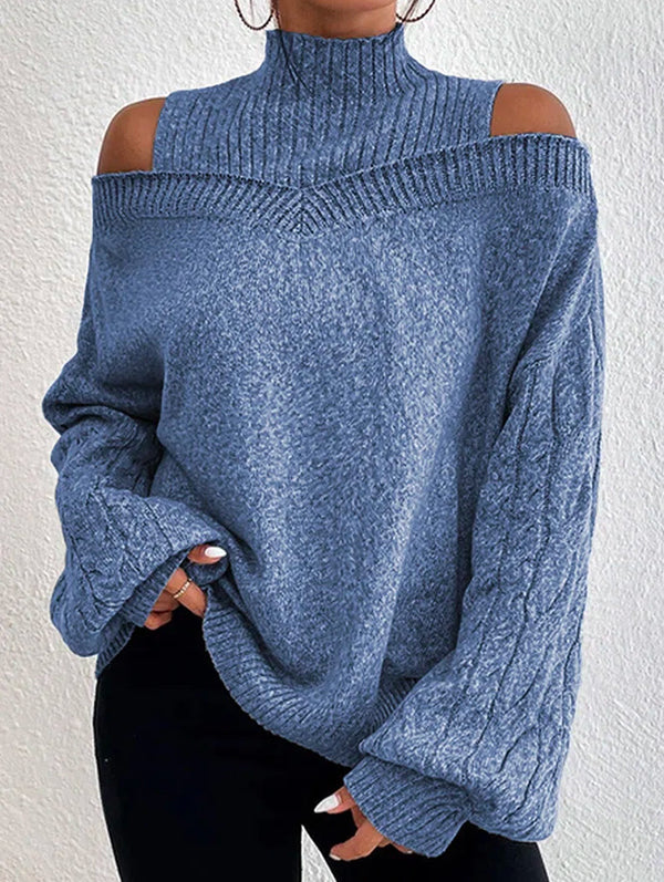 Bonnie | Pull découpé à épaules dénudées