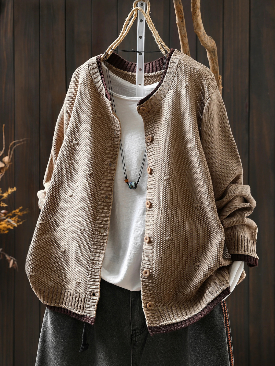 Mariela | Cardigan boutonné décontracté