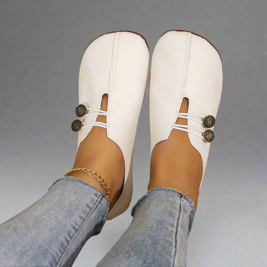 Madeline - Sandalias Planas Cómodas para Poner y Quitar