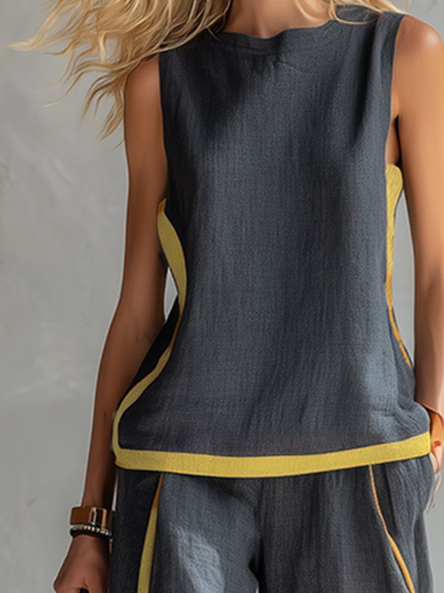 Claire - Ensemble en lin chic