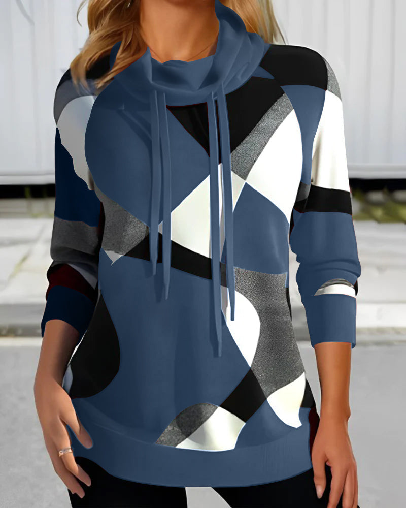 Clara - Sweat à Capuche Colour Block