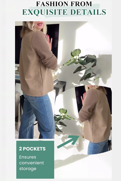 Alesia - Blazer décontracté élégant à boutons