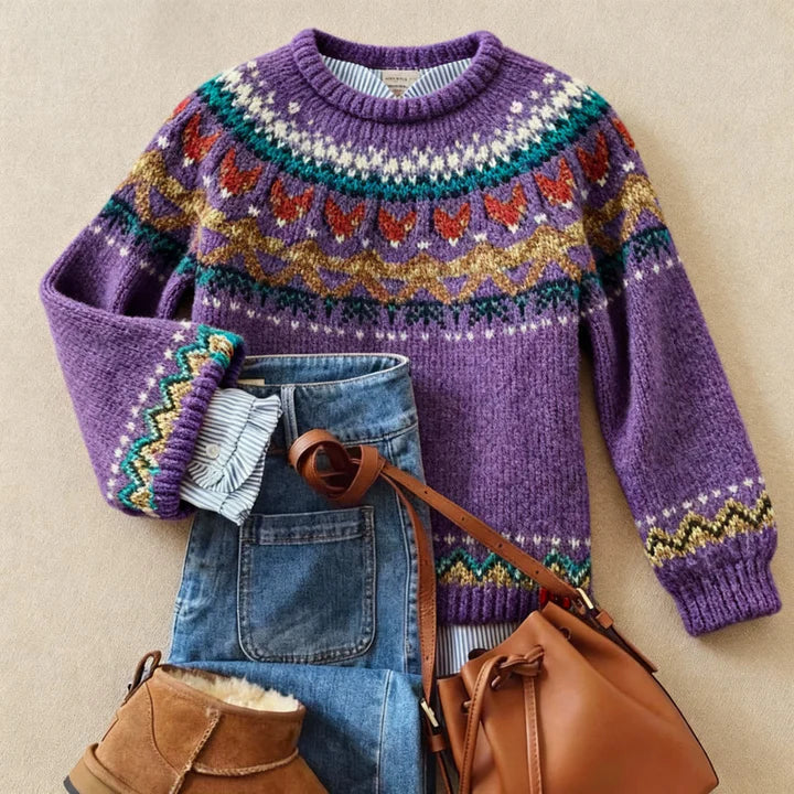 Solva™ | Chandail en tricot classique de style vintage