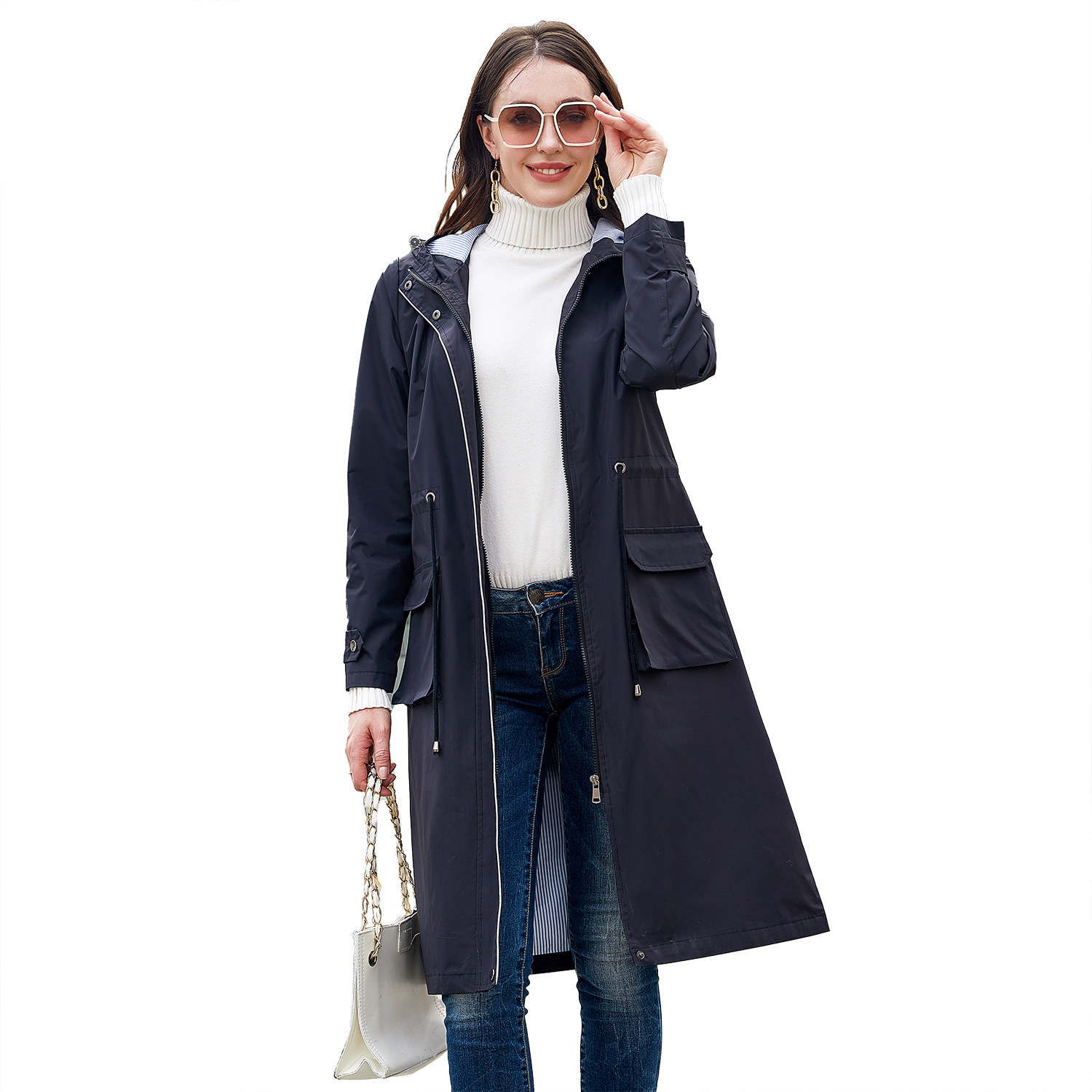 Bethany - Trench-coat imperméable et élégant