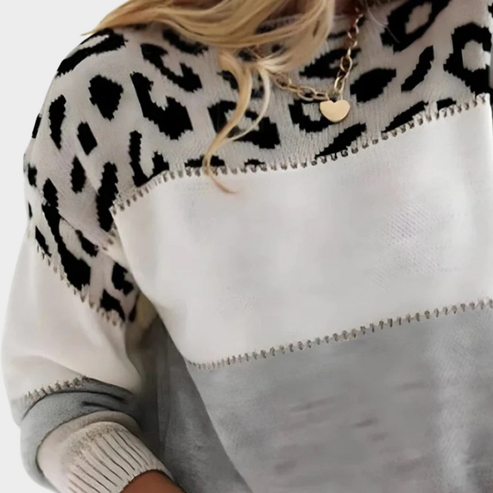 Zaya | Leopard Print Sweater