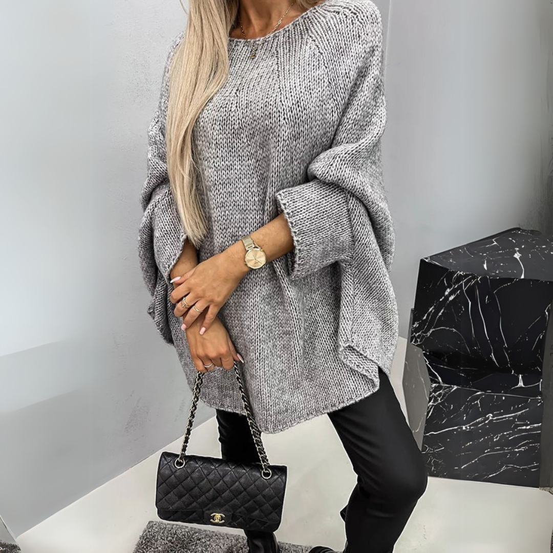 Isabelle | Elegant Women's Sweater with Round Neck