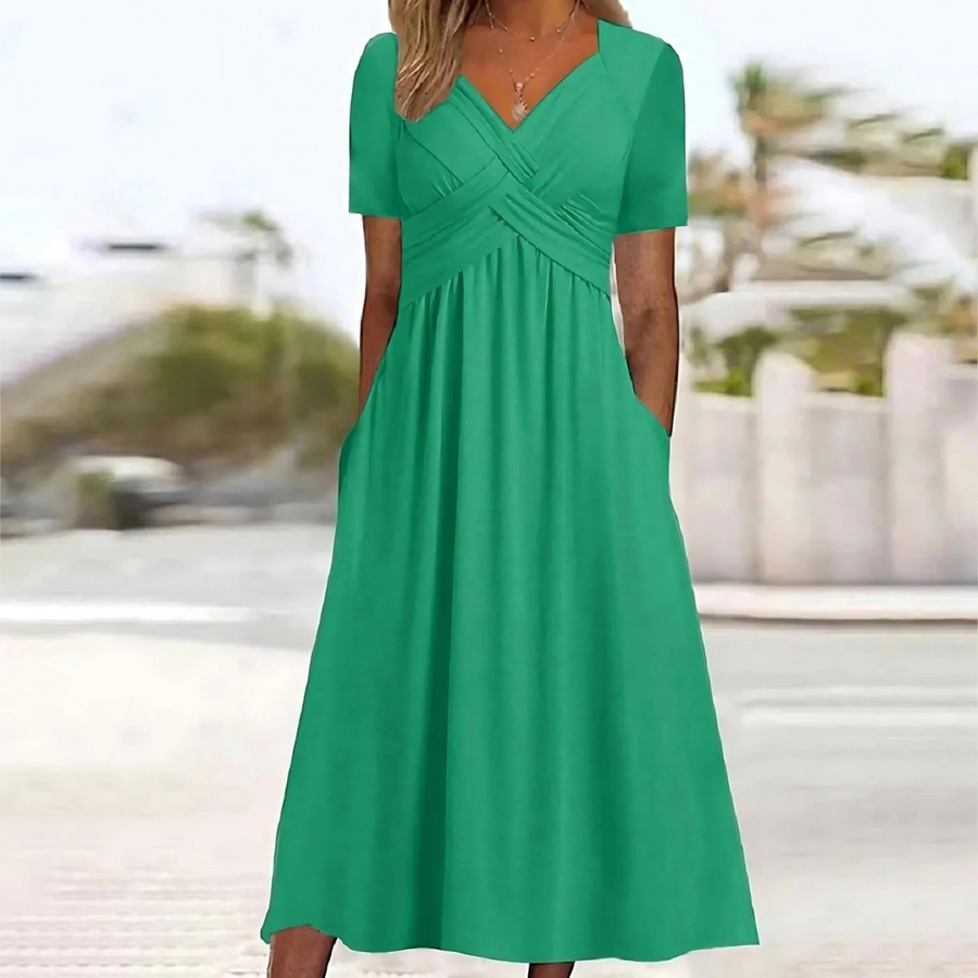 Emily - Vestido Elegante con Cobertura para el Abdomen