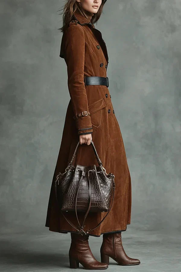 Leather Trench Coat