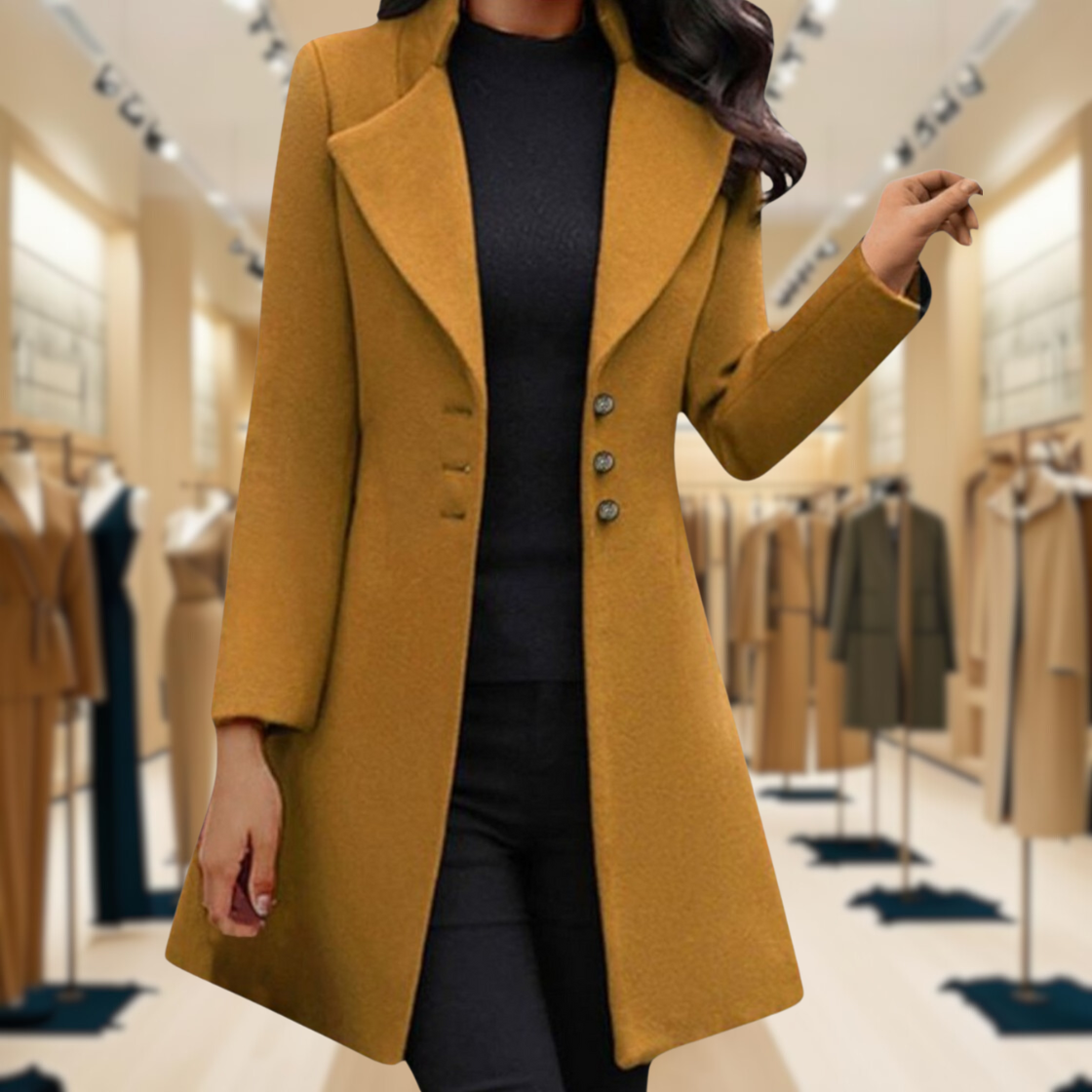 Bianchi - Manteau ajusté à manches longues