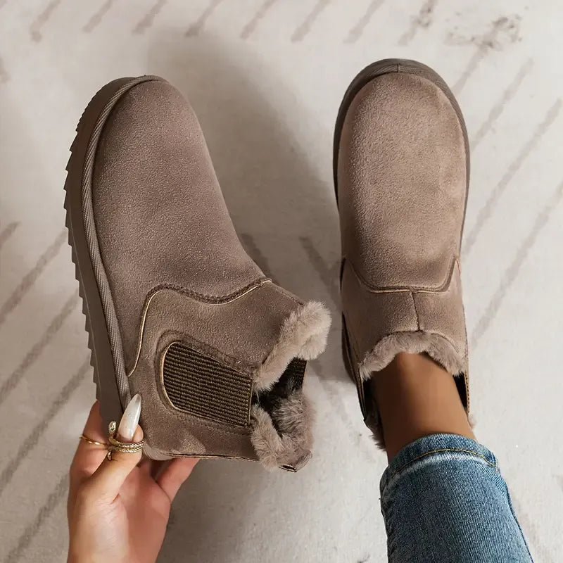 The Aspen Luxe Faux-Fur Ankle Boot