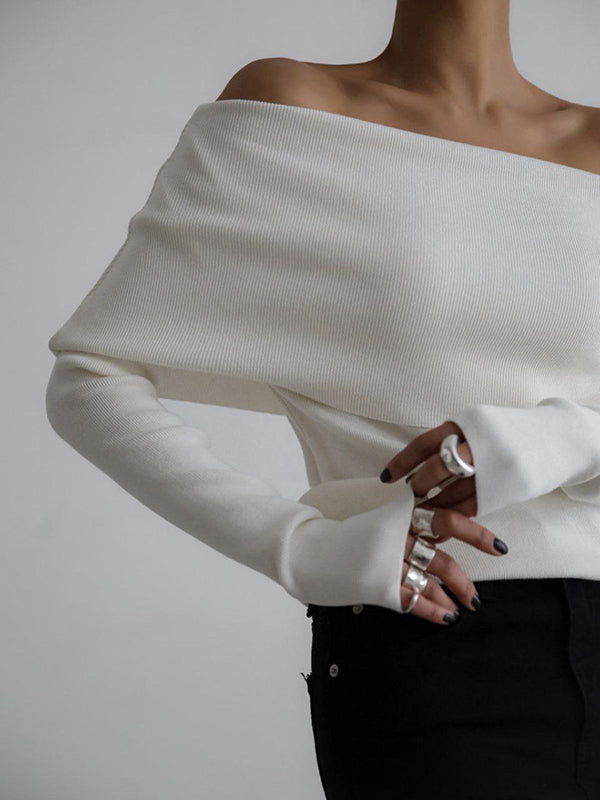Erica | Suéter Elegante con Hombros Descubiertos