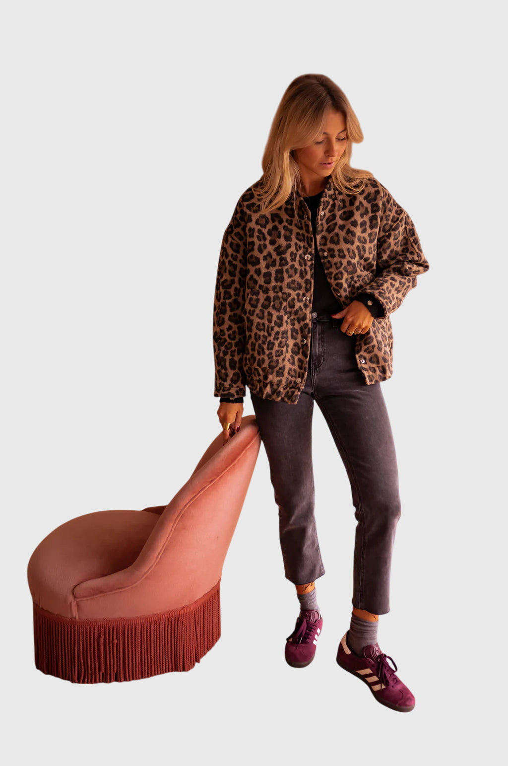 Elodie | Chaqueta con estampado de leopardo con estilo