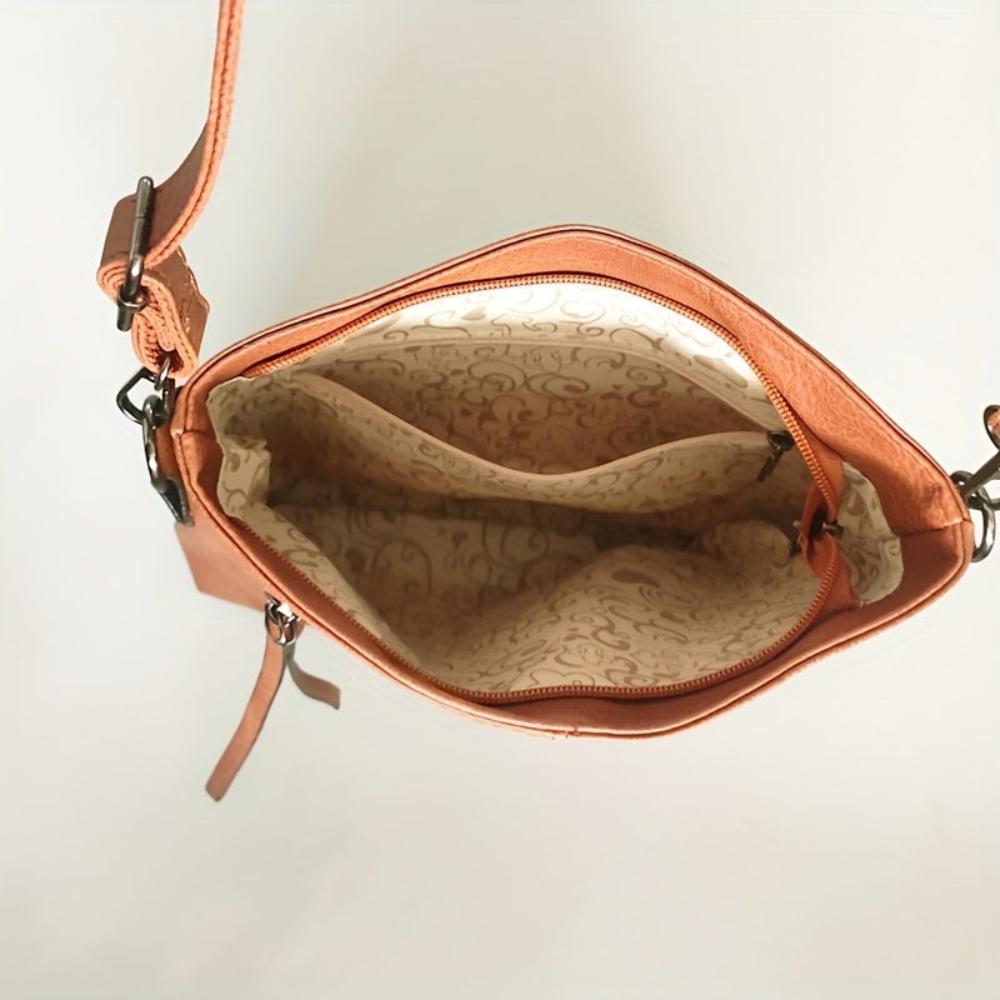 Bolso bandolera cuadrado retro Lena