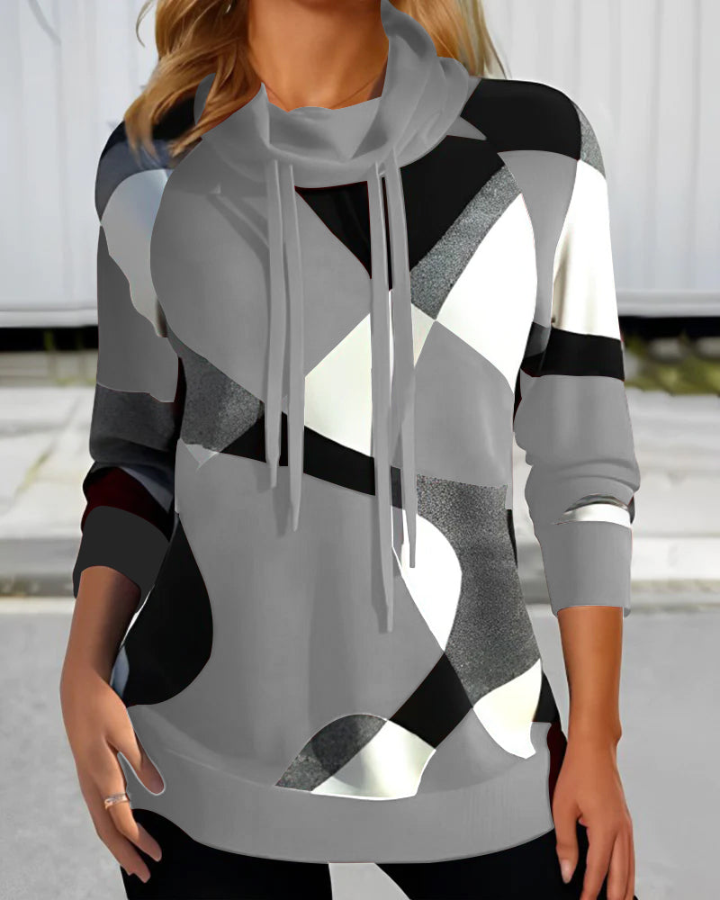 Clara - Sweat à Capuche Colour Block