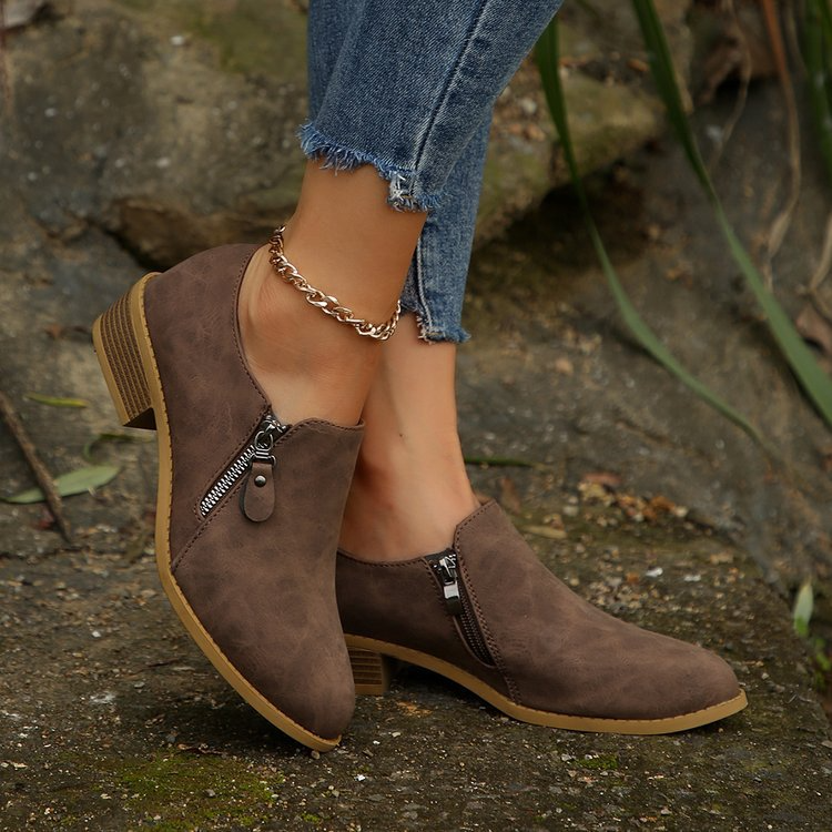 Loly - Botas Ortopédicas con Cremallera Lateral