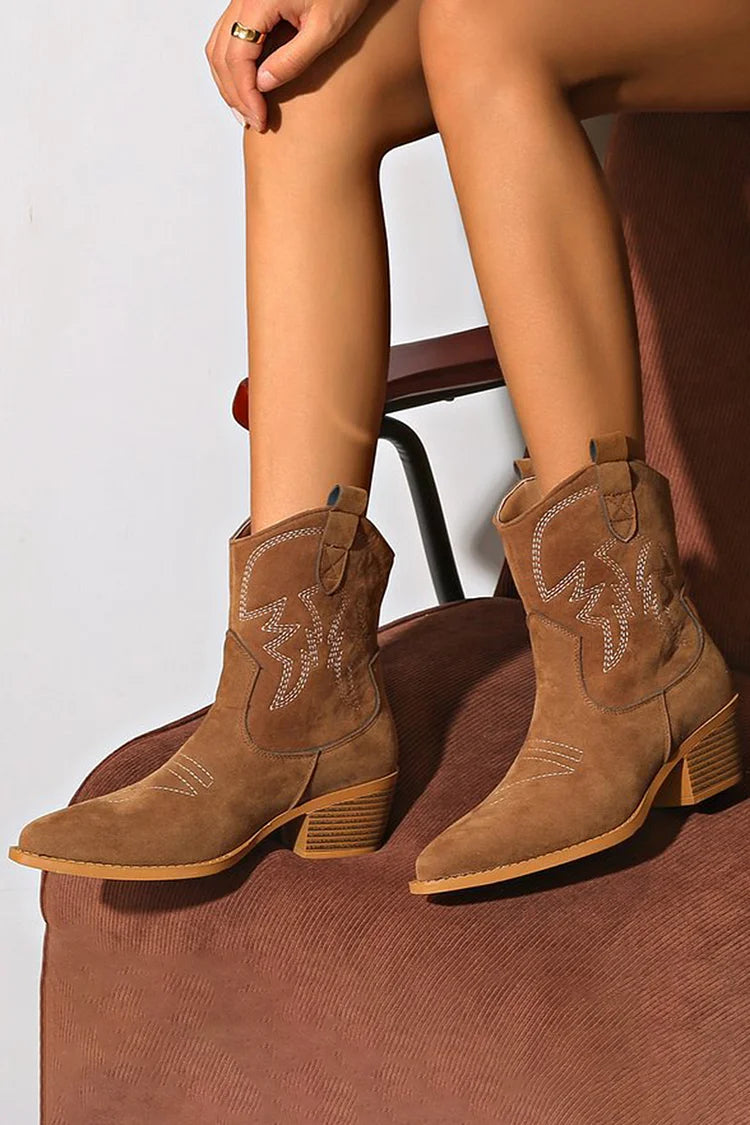 Ellie | Bottine Western pointue