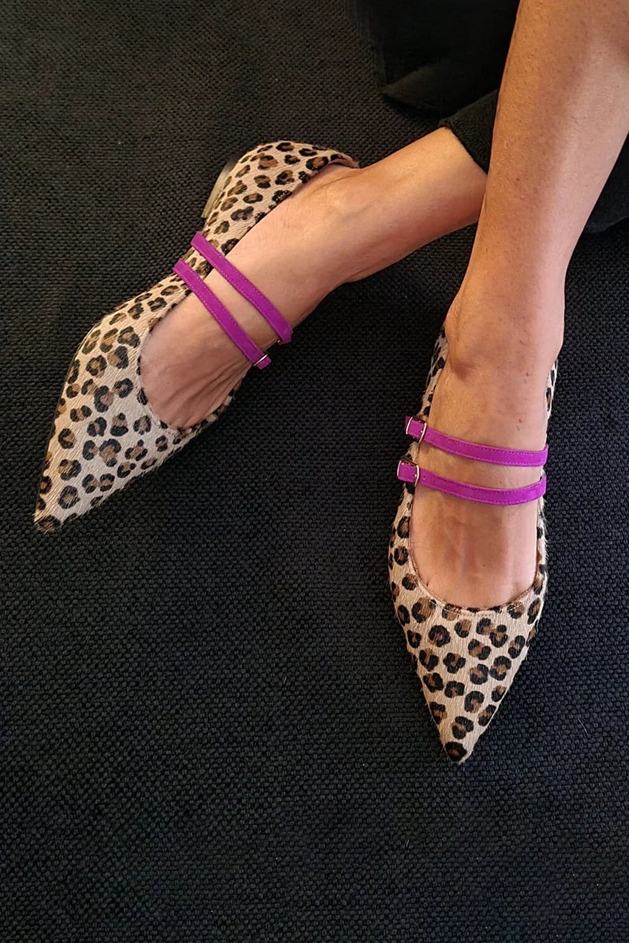 Alice | Ballerines à imprimé léopard
