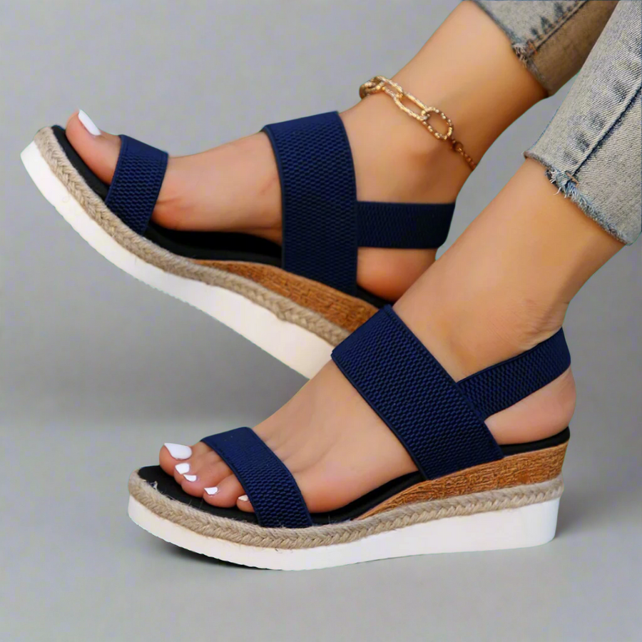 SANDALIAS DE PLATAFORMA NEGRAS