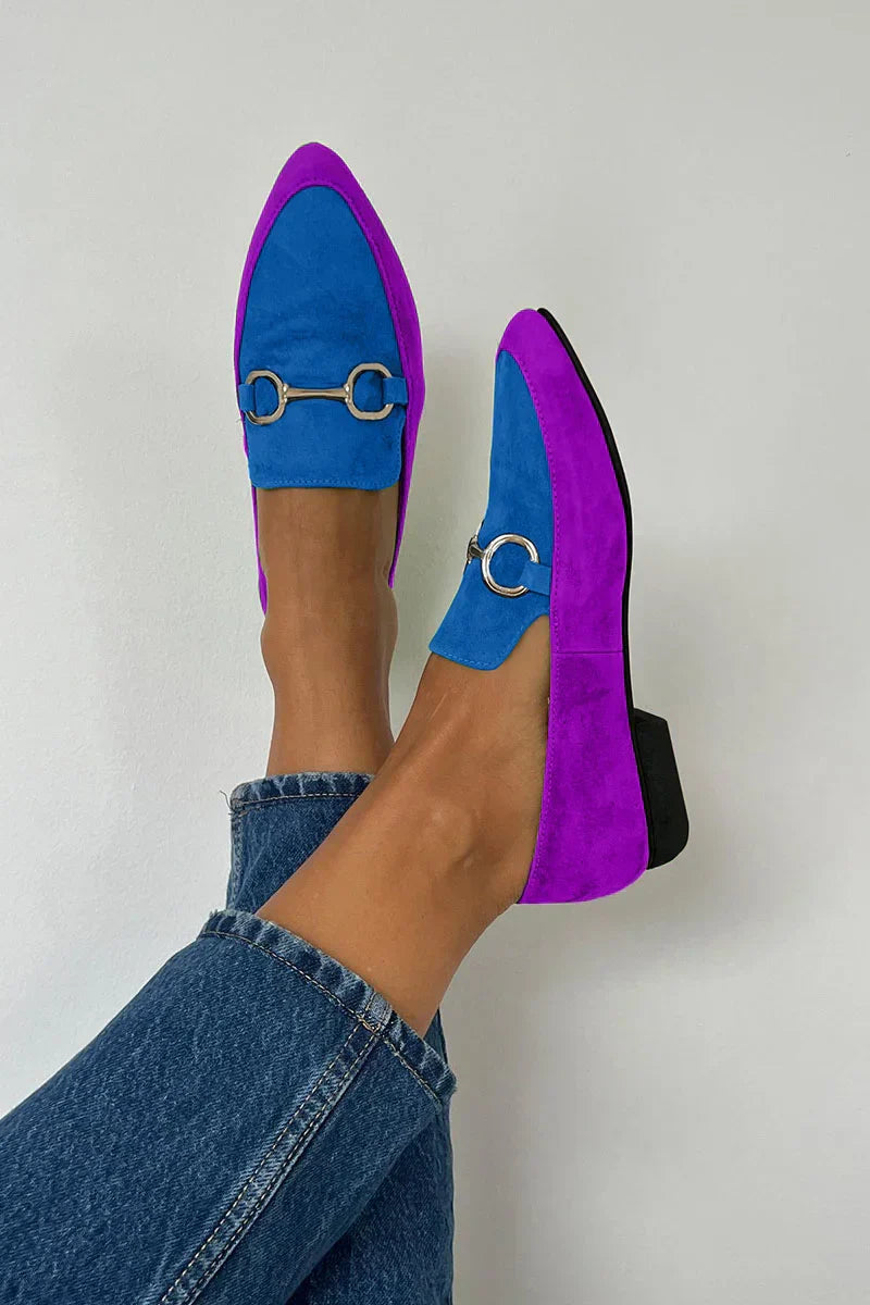 Mocassins bicolores