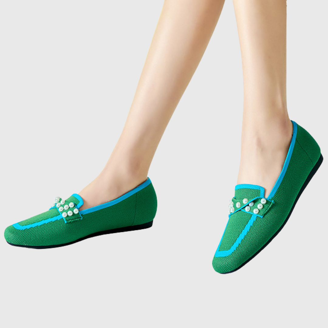Melora | Mocasines de Confort Perla