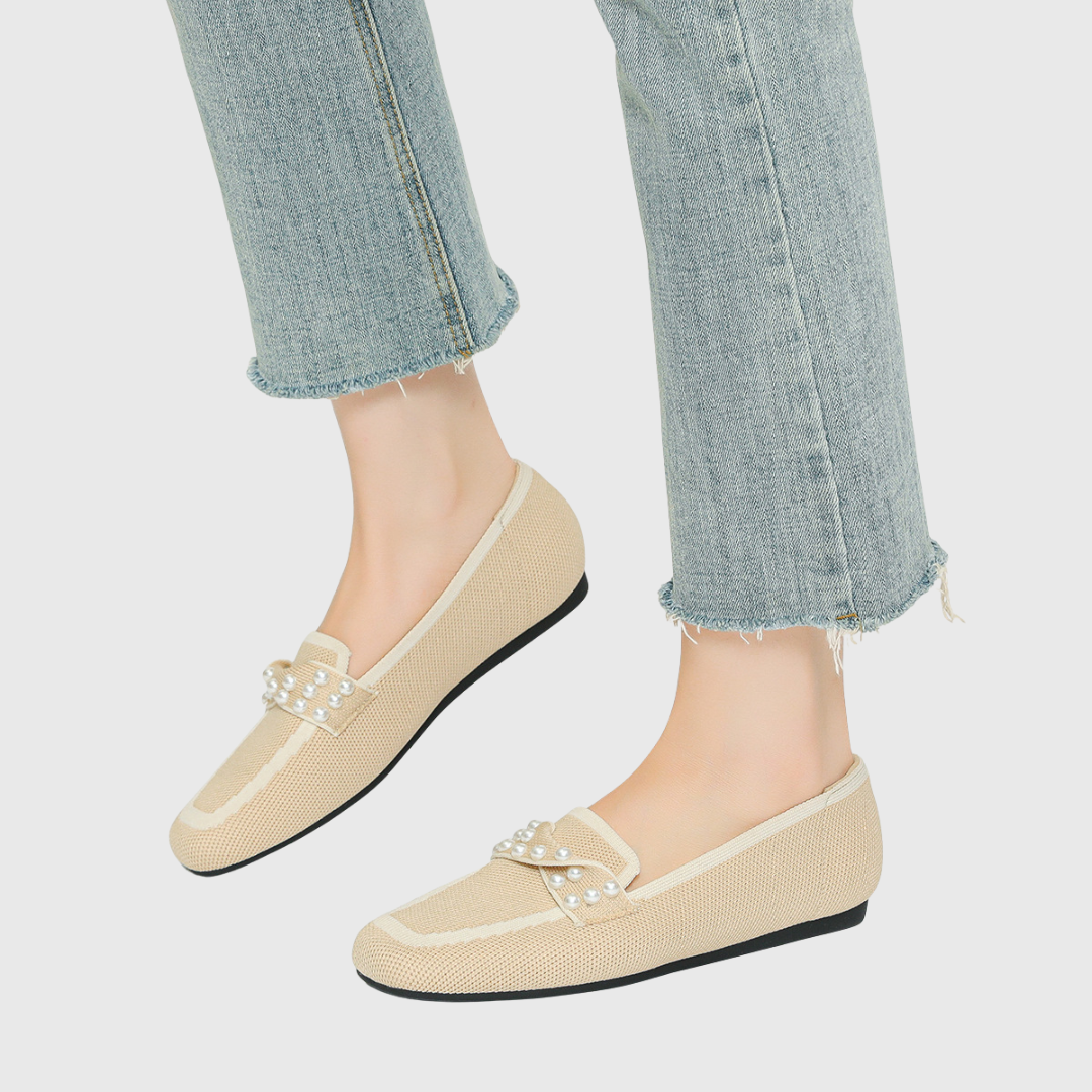 Melora | Mocasines de Confort Perla