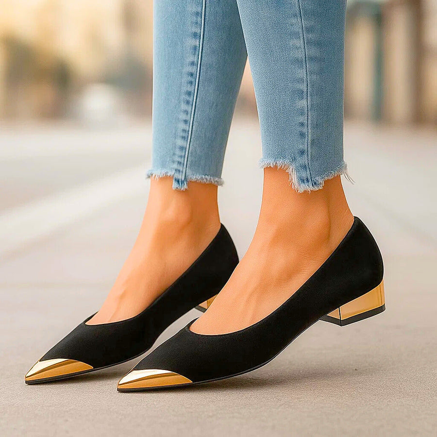 BALLERINES PLATES REBBECCA GOLD-POINT