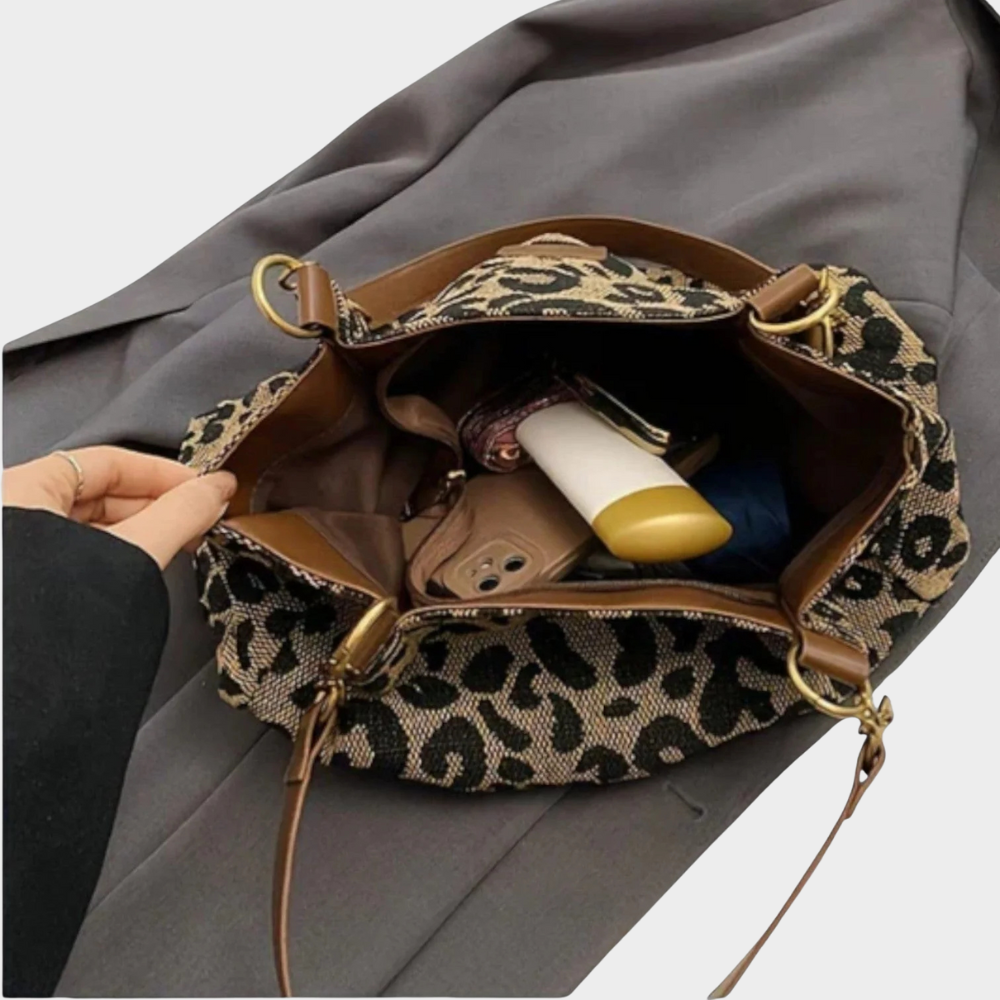 Kaia | Leopard Print Tote