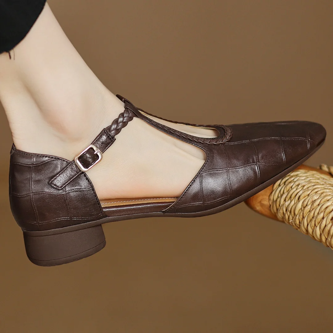 Veronica Leather Sandals