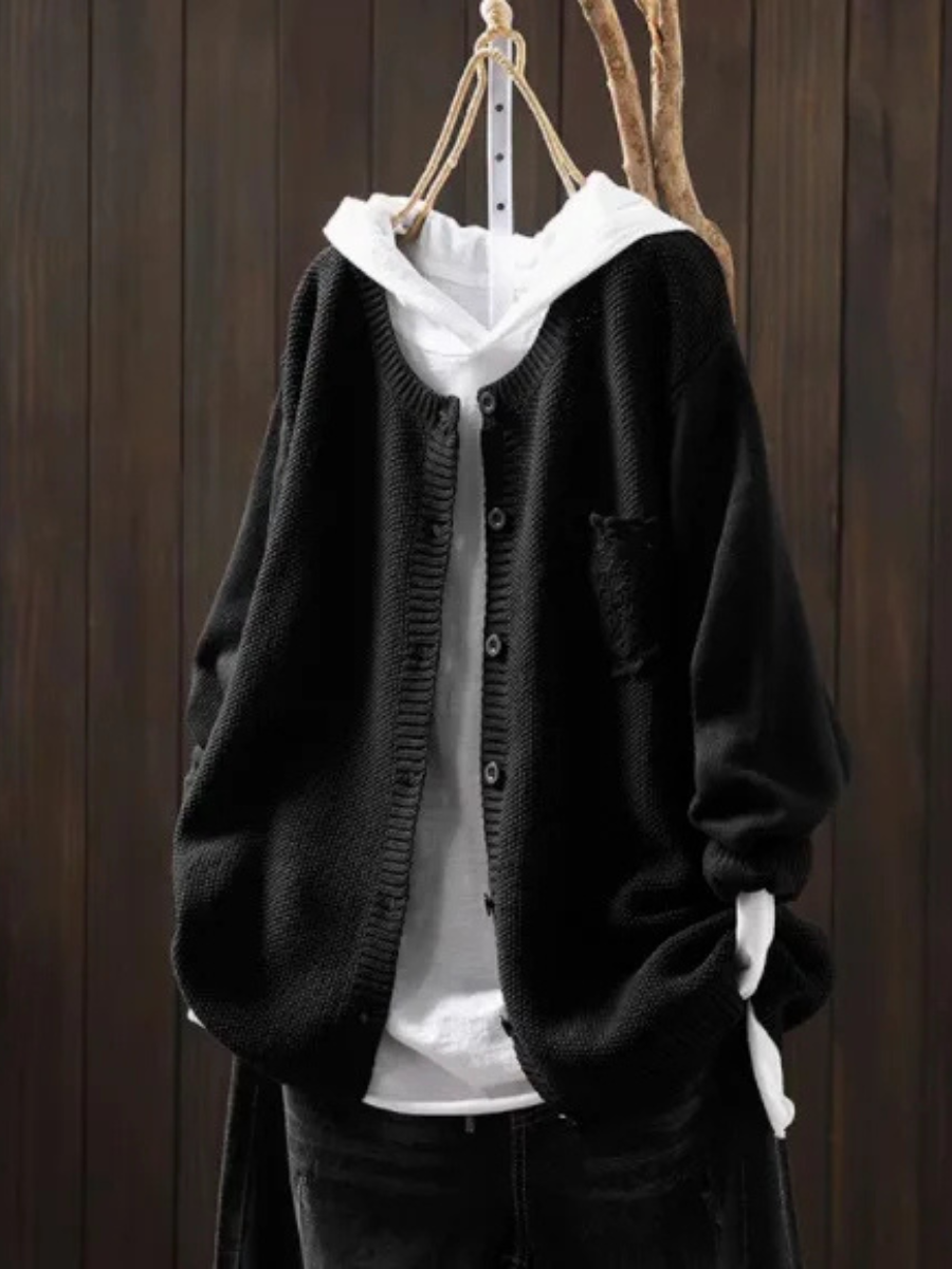 Madilynn | Relaxed Knit Pocket Cardigan