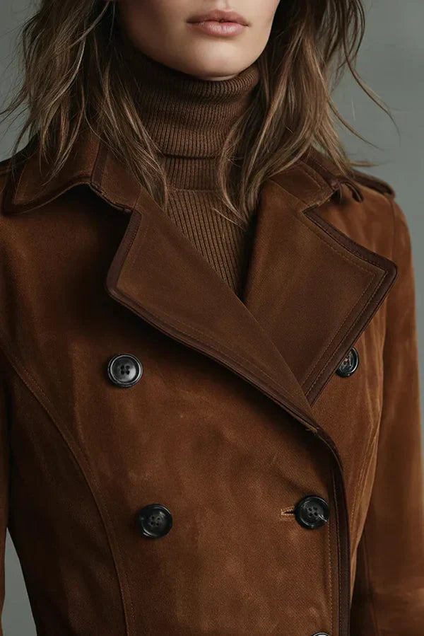 Leather Trench Coat