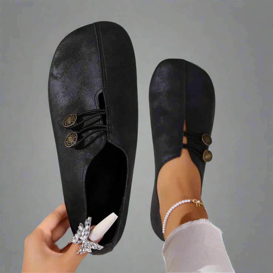 Madeline - Sandalias Planas Cómodas para Poner y Quitar