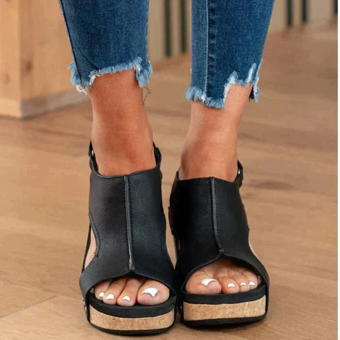 Madeline - Sandalias de Cuña con Estilo