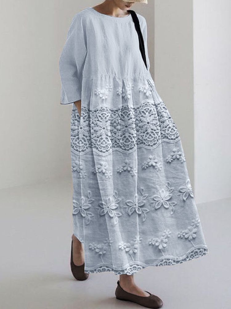 Isabella™ - Robe imprimée en dentelle