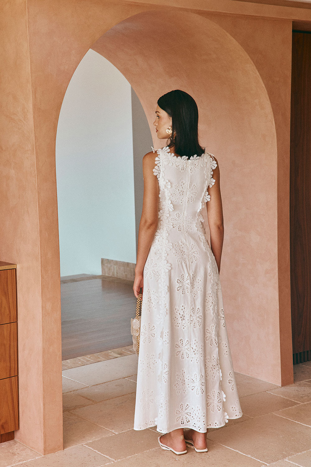 Rayne | Vestido maxi sin mangas