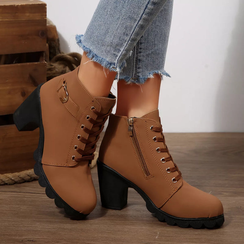 Harper™ | Bottes élégantes à talon carré