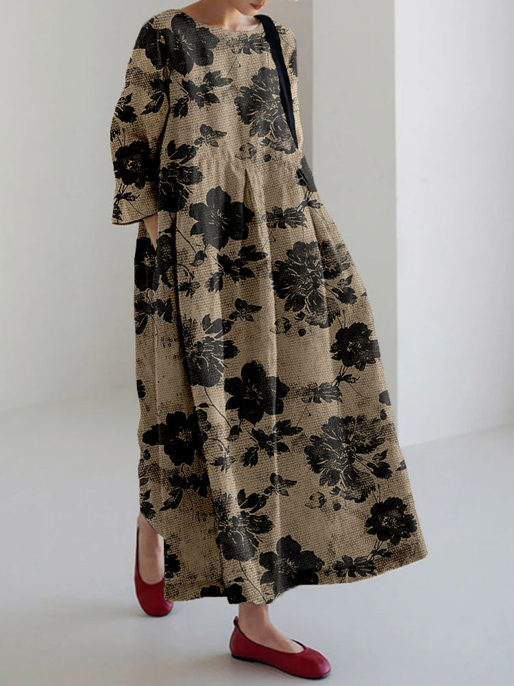 Violet™ - Botanical Print Dress