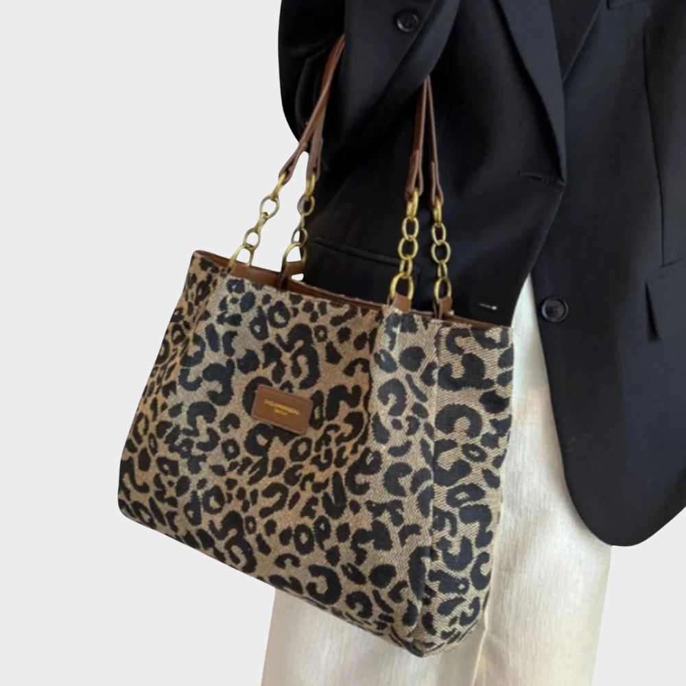 Kaia | Leopard Print Tote