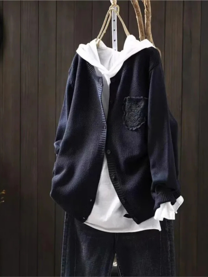 Madilynn | Relaxed Knit Pocket Cardigan