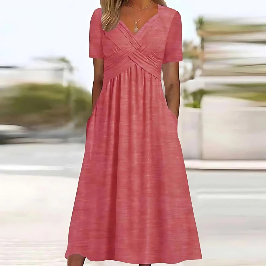 Emily - Robe élégante qui dissimule le ventre